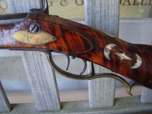 A Kentucky rifle in original percussion by Adam Daniels of Snyder County, PA., circa 1845 — image 8